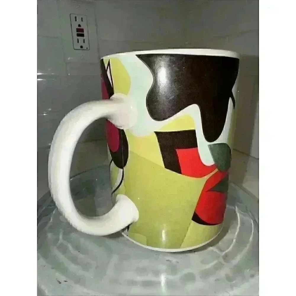 Starbucks 2004 Multi-Color Botanical Coffee Mug 16 Oz.